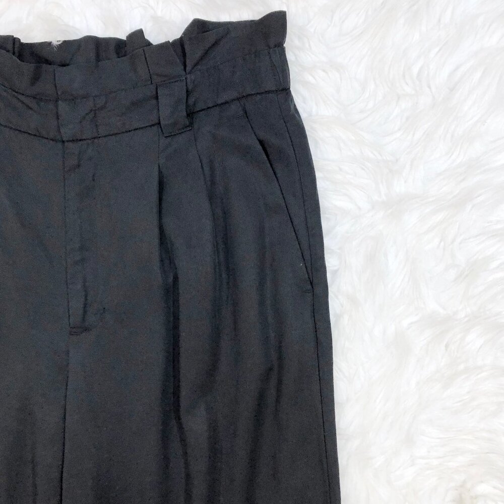 BANANA REPUBLIC Wide Leg Pleated Soft Tencel Pants 865389 in Black 10 - Picture 6 of 15